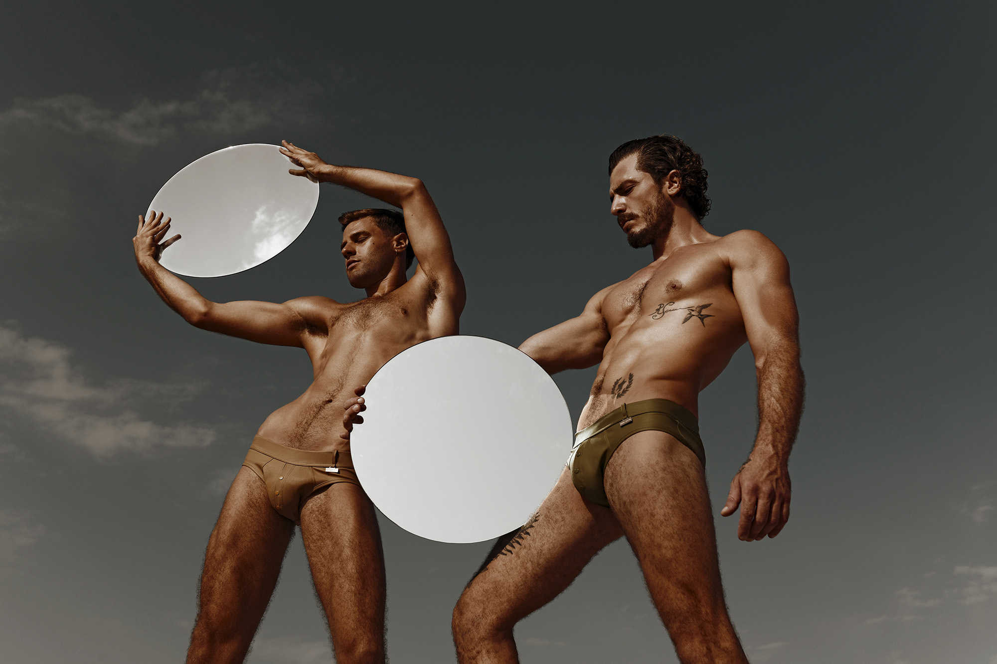 Anton Schembri & Raphael Pace by Kris Micallef for MODUS VIVENDI Leather Legacy campaign.