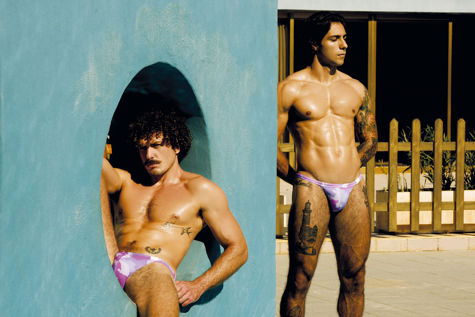 Anton Schembri & Diego Albanese by Kris Micallef for MODUS VIVENDI Candy Swimwear.