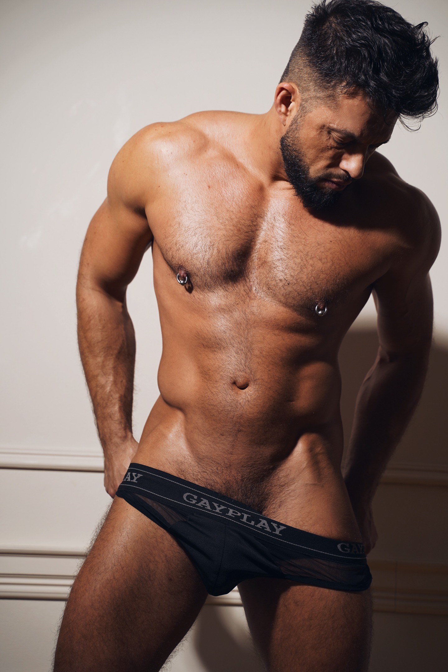 Daniel Stryjecki & Prince Synowiecky by Seba G. for GAY PLAY underwear.