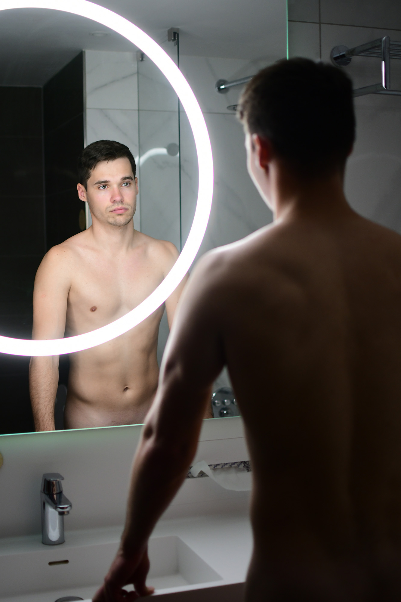 EXPLICIT CONTENT – «THE GUY IN THE MIRROR» – sandozcute by Photographer of Slovakia.