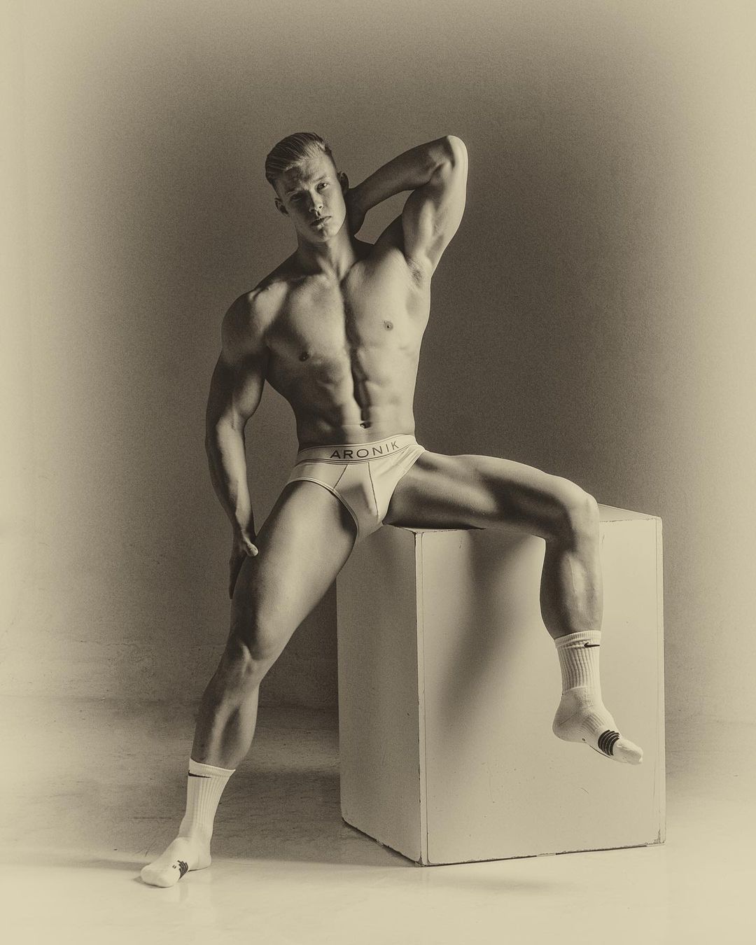 A vision of masculine beauty