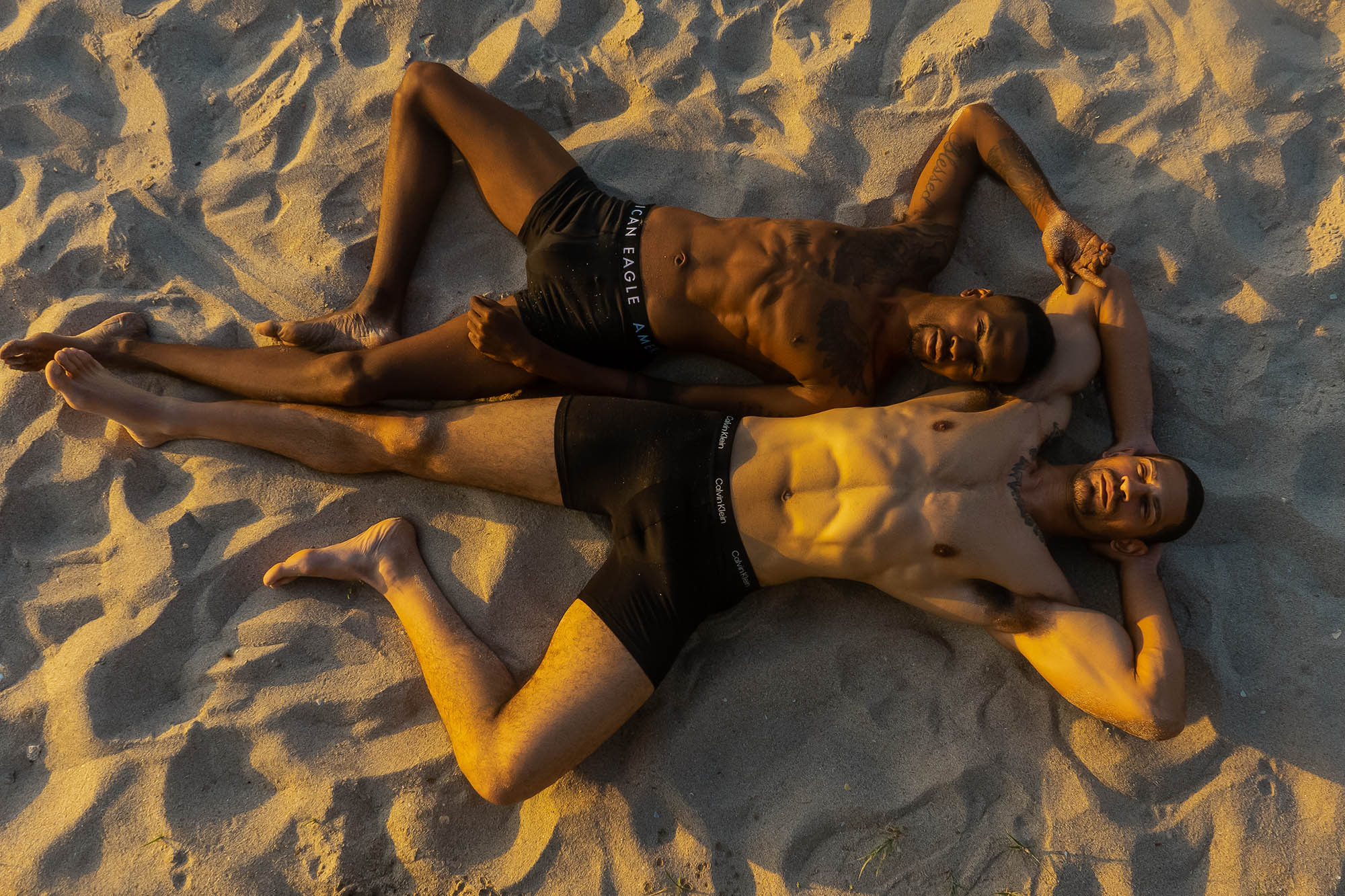 «MELANIN MEN» – Steven & Keltan Parker by Brion Heath.