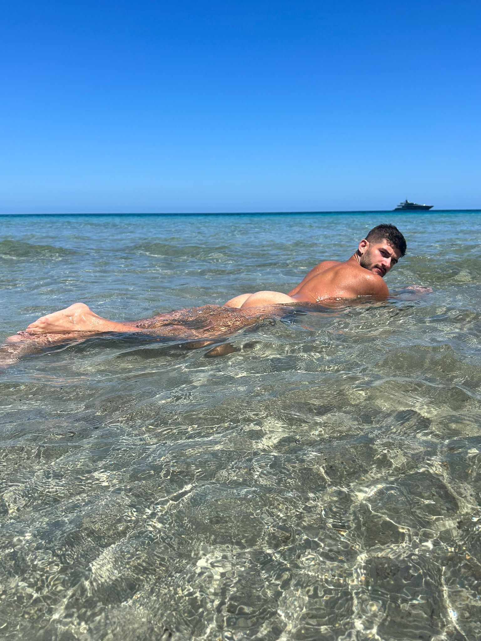 A day at the beach with Raff.